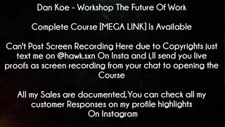 Dan Koe Course Workshop The Future Of Work download