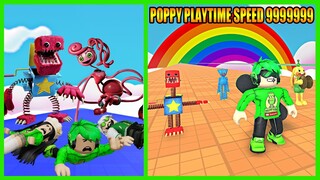 Dihabisi Monster Poppy Playtime Karena Lariku Pelan Buatku Berlatih Keras Hingga Jadi Tercepat