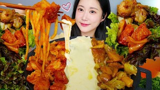 [ONHWA] The chewing sound of spicy fried chicken!