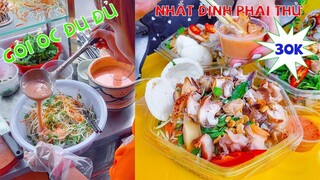 Chua cay giòn ngọt GỎI ỐC ĐU ĐỦ có nước chấm đặc biệt ngon rụng rời | Địa điểm ăn uống