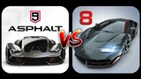 Asphalt 9 : Legends VS Asphalt 8 : Car Racing Game | Game VS Game (Racing)