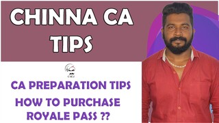 CA PREPARATION TIPS | HOW TO PURCHASE ROYALE PASS | CRACK WITH JACK