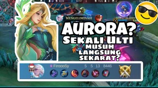 Highlight MLBB | Ulti aurora keras? 😱 bisa bekuin lawan? 😵