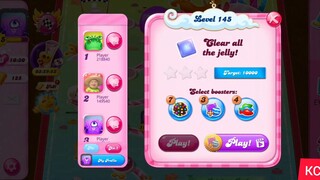 CANDY CRUSH SAGA LEVEL 145 (NEW VERSION)