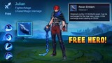 HOW TO GET NEW HERO JULIAN FOR FREE? - Mobile Legends Bang Bang
