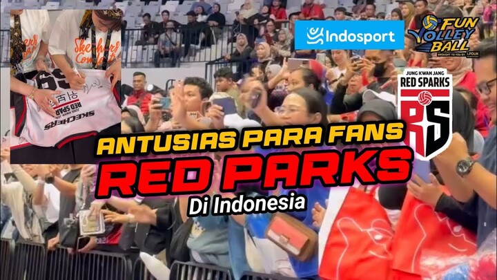 RED SPARKS Korea Volleyball begitu banyak dan antusias para fans di INDONESIA. Fun Volleyball