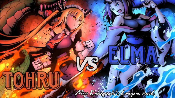 Tohru vs Elma - Miss Kobayashi's dragon maid [AMV]