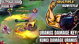 URANUS GAMEPLAY || KUNCI DAMAGE URANUS || URANUS BEST BUILD 2024.MLBB/MOBILE LEGENDS