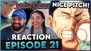 NICE PITCH!! ⚾ - Jujutsu Kaisen Episode 21 Reaction