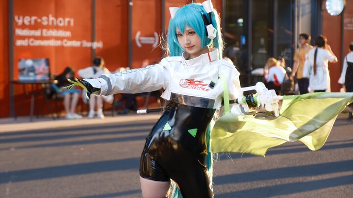 【上海CP29漫展】 赛车初音cos 4K