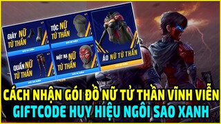 Hướng Dẫn Chi Tiết Cách Nhận Trang Phục "Nữ Tử Thần" Miễn Phí - Giftcode HH Ngôi Sao Xanh Free Fire