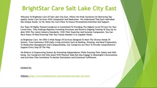 BrightStar Care Salt Lake City East