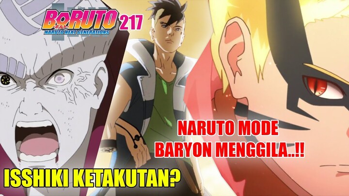MODE BARYON..!! Naruto & Isshiki Sekarat.?! Kawaki Datang.. | Boruto Eps. 217 Review