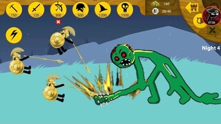 GOLDEN SPEARTON VS ZOMBIE ARMY! STICK WAR LEGACY