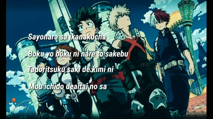 [足跡] Ashiato (footprint) Lyrics - the peggies || Ending boku no hero academia S5
