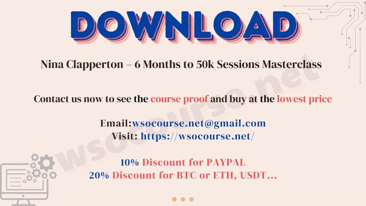 Nina Clapperton – 6 Months to 50k Sessions Masterclass