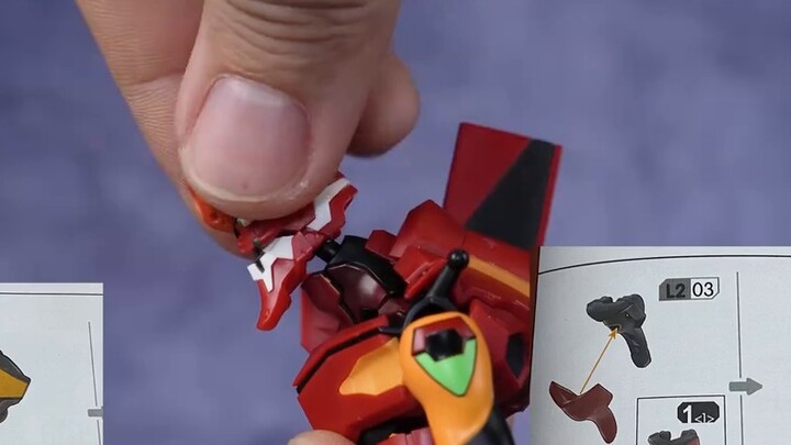 Asuka descends from the sky! Bruco EVA EVA Unit 2 [Commentary]