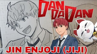 menggambar karekter anime DANDADAN , JIN ENJOJI (JIJI)