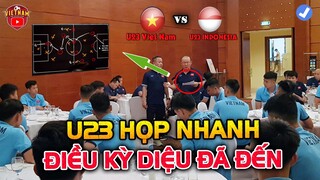 HLV Park Cho Họp Nhanh Sát Giờ Đấu u23 Indonesia, U23 Việt Nam Đón Đầy Ắp Tin Vui