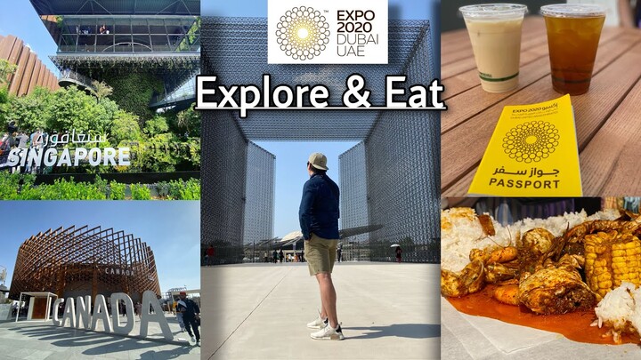 2nd Day at EXPO 2020 Dubai- Exploring Singapore, Philippines, Canada and Eating at Dampa