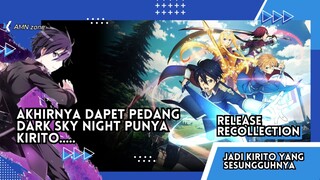 Akhirnya Dapet Dark sky Night Sword Punya Kirito... !!! Sword art Online Integral Factor