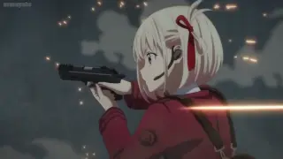 Lycoris recoil but its only Chisato dodging bullets