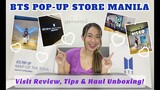 BTS Pop-Up Store MANILA 🇵🇭 Visit Review, Tips & Haul UNBOXING! ✨