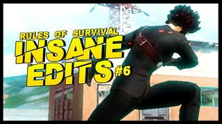 ROS INSANE EDITS #6 / Ft. Content Creators(Rules of Survival - Montage)