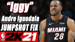 Andre Iguodala Jumpshot Fix NBA2K21 with Side-by-Side Comparison