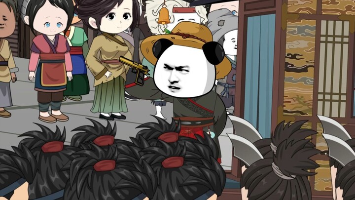 Episode 35 "Fat Zhu Gaochi" Gaochi menembak mati penjahat di jalan