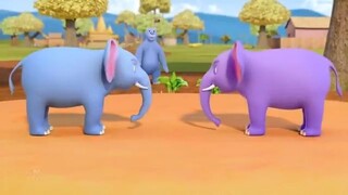 Ek Mota Hathi Khelne Gaya, एक मोटा हाथी, Hindi Cartoon Song and Baby Videos