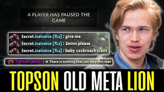 TOPSON Old Meta LION Mid vs. CLASSIC "iceiceice"