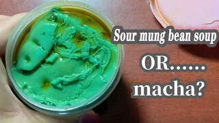 [Cuộc sống] Thử nghiệm slime: Matcha chất lượng tệ hại