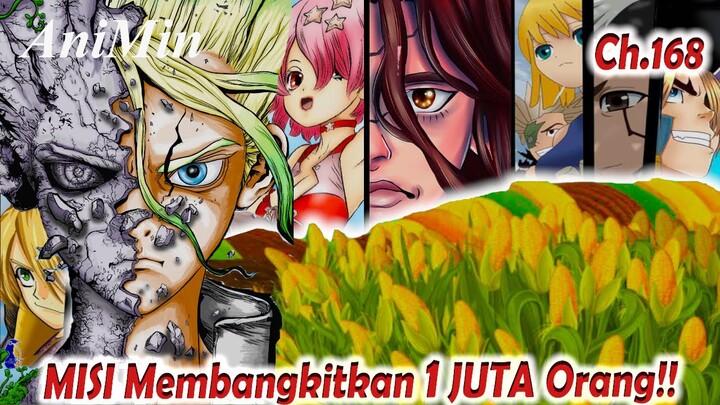 Misi Membangkitkan 1 JUTA Orang | Terbentuknya Kota Jagung | Dr. Stone Chapter 168