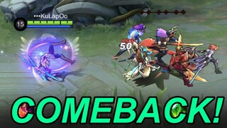 Burst! Comeback! Lets Play Karina | Burst Build Explained | MLBB