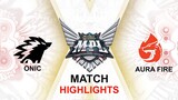 Onic vs Aura Fire HIGHLIGHTS MPL ID S11 | ONIC vs AURA
