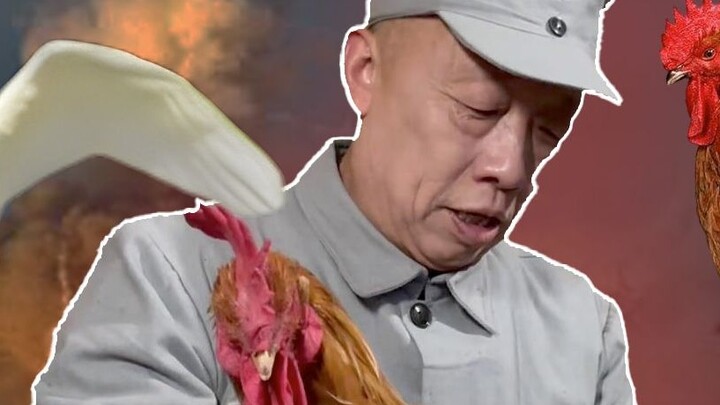 "A flying chicken spreads a letter" "A goose spreads a rumor"