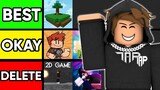I Ranked My Roblox Games.. (Tier List)