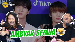 BTS Funny Moments Tiktok Compilation REACTION by Indonesian Radio Announcers