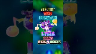 Sedikit tips bermain lylia yang baik dan benar ✍️ #wiamungtzy #contentcreatormlbb #lylia #makroplay