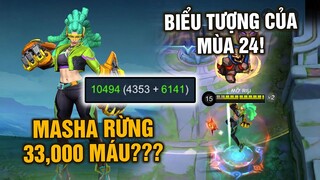 Tốp Mỡ | MASHA RỪNG MÙA 24: 33,000 HP?? TƯỚNG NHIỀU MÁU NHẤT MLBB? BIỂU TƯỢNG CỦA META MÙA 24!