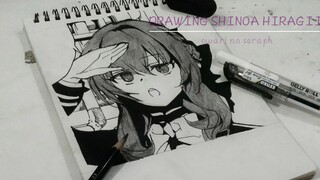 Shinoa Hiragii ||Drawing||owari no seraph||seraph of the end💜