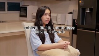 robledo timido - shot glass (slowed + reverb)