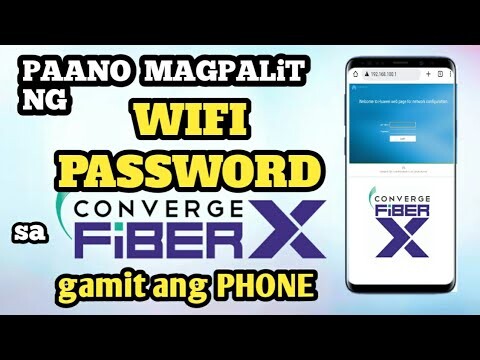 PAANO MAGPALIT NG PASSWORD SA WIFI CONVERGE GAMIT ANG PHONE