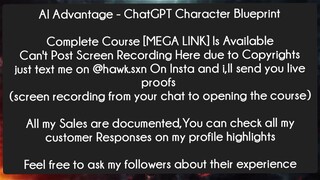 AI Advantage - ChatGPT Character Blueprint course download