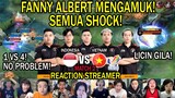 SEMUA SHOCK! FANNY ALBERT MENGAMUK! REACTION STREAMER INDONESIA VS VIETNAM SEAGAMES MLBB MATCH 2