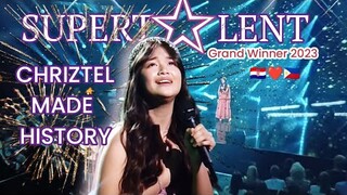 THE FIRST FILIPINA  TEEN SUPERTALENT CROATIA GRAND WINNER 2023-CHRIZTEL RENAE ACEVEDA! BRAVOO!