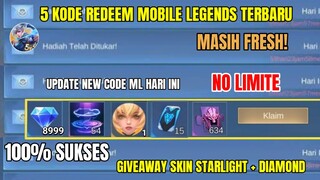 BURUAN REDEEM! 5 KODE REDEEM ML TERBARU KODE REDEEM MOBILE LEGENDS HARI INI UPDATE MARET 2024