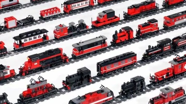 60 Years of LEGO Train Evolution (61 Heavyweights)