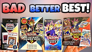 Opening From WORST to BEST Yu-Gi-Oh Mystery Boxes!